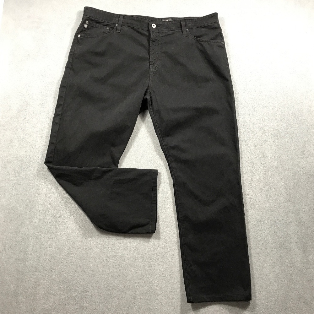 AG Adriano Goldschmied Everett Pants Mens 40x29 Black Slim Straight